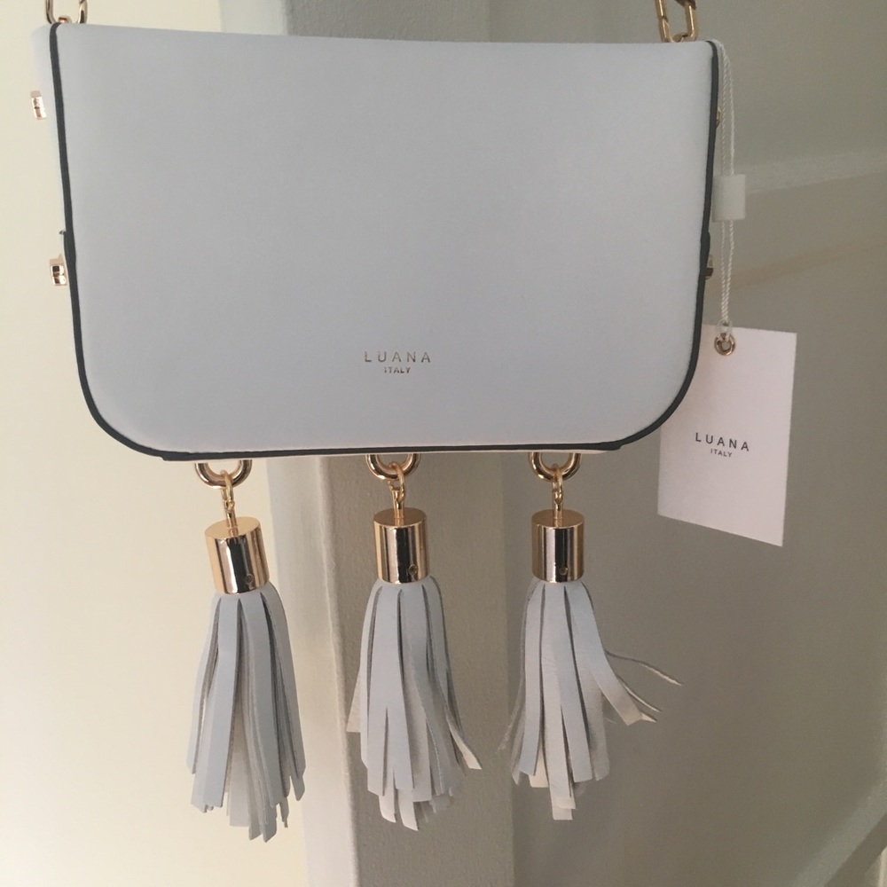 LUANA Medea Mini Crossbody Bianco